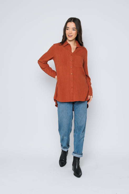 Blaine-Oversize Button-Up